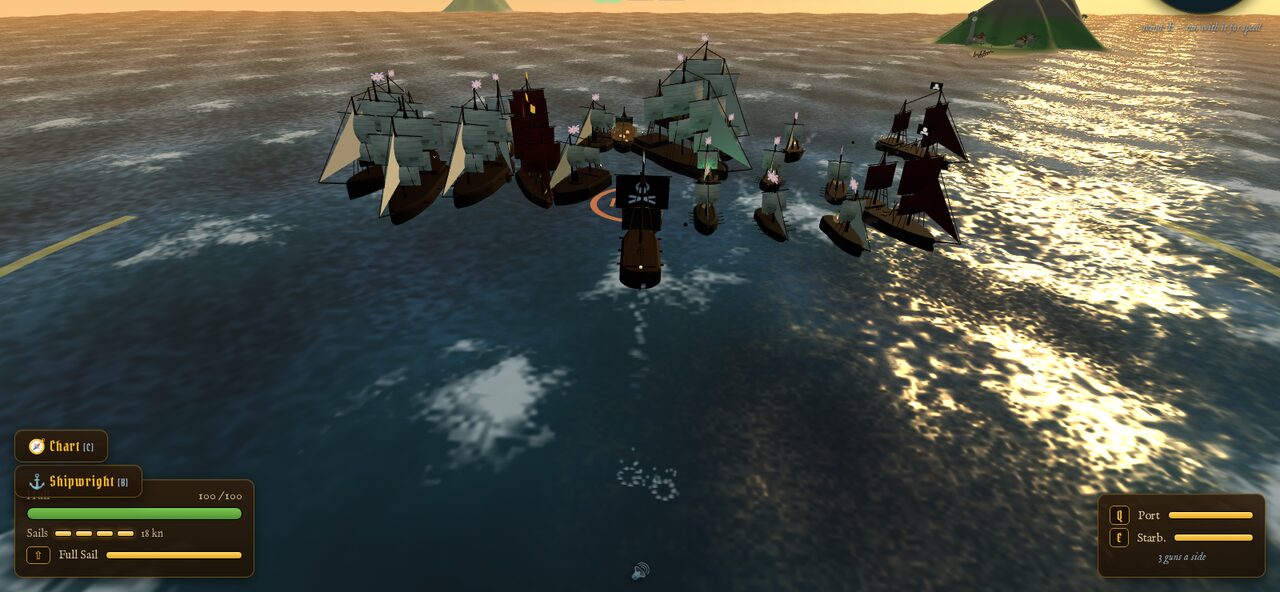 Act XII: the whole sea, and one black flag