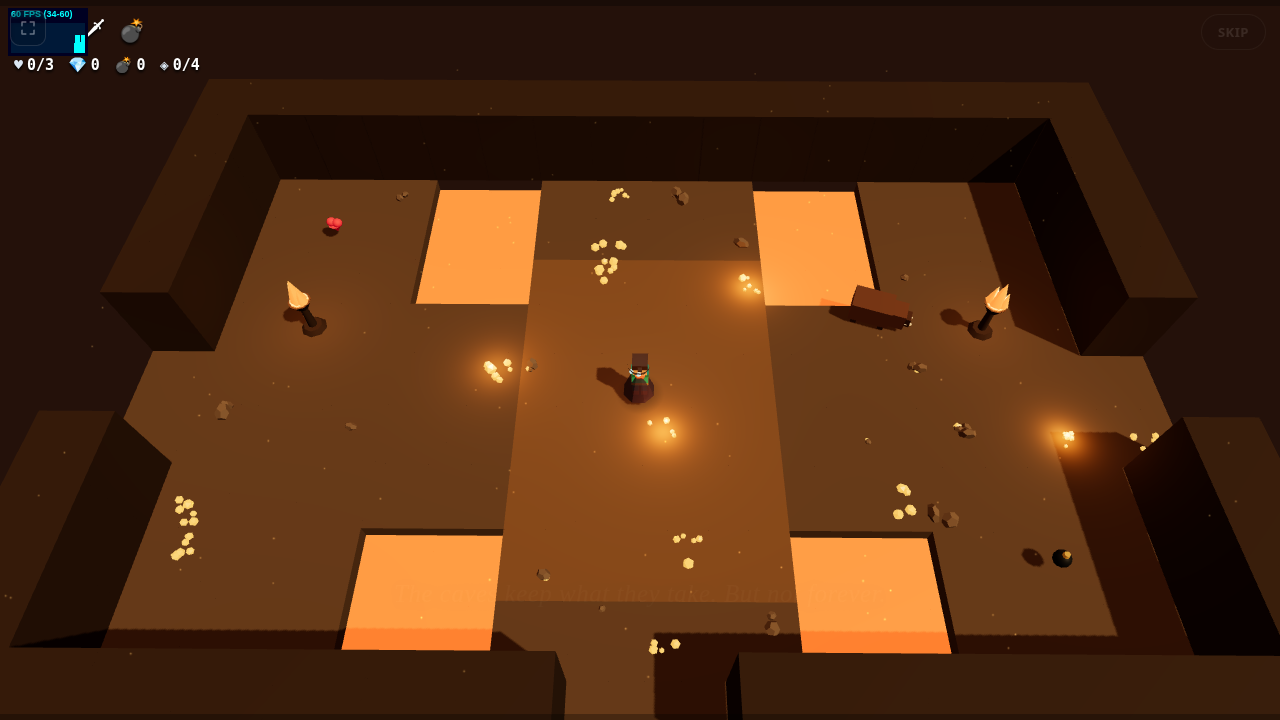 The Emberforge, molten channels running through the floor