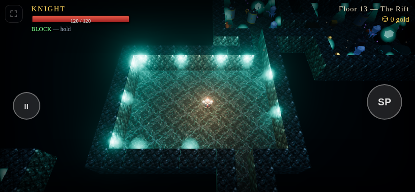 Delvers — floor 13, The Rift