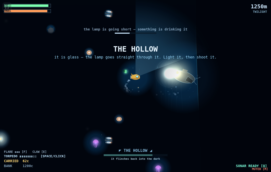 THE HOLLOW, lit