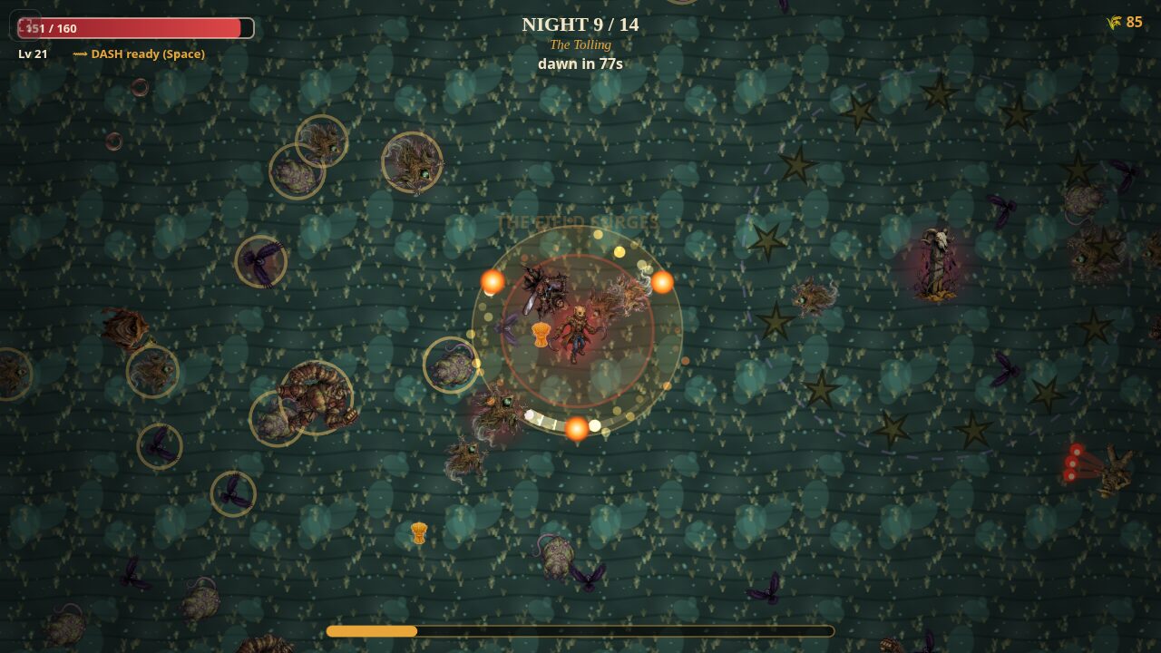 The Tolling — every gold ring is an enemy the bell just made faster